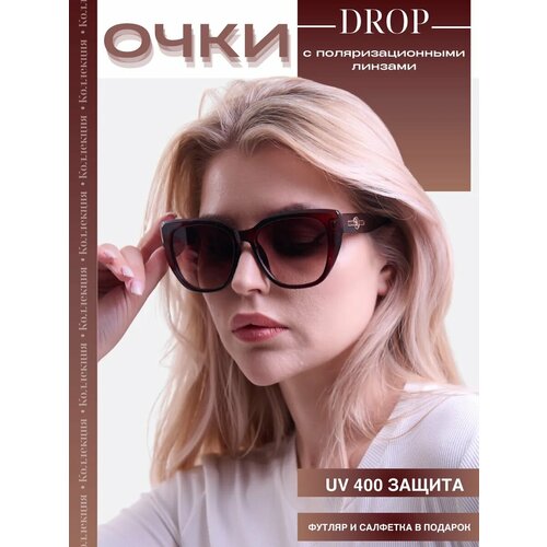 фото Солнцезащитные очки , бордовый нет бренда