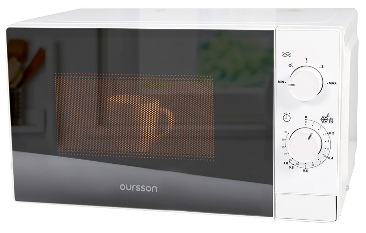 Микроволновая печь - СВЧ Oursson MM2013B/WH (белый)