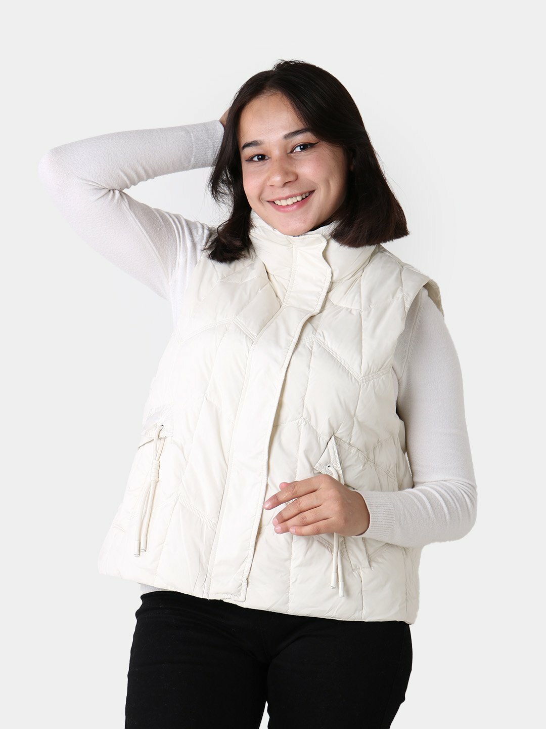 Жилет спортивный , размер One Size, белый, — фото 1