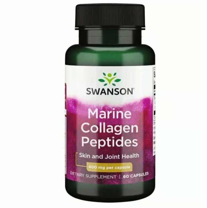 Swanson Hydrolyzed Marine Collagen Type I 400 mg (60 капс)