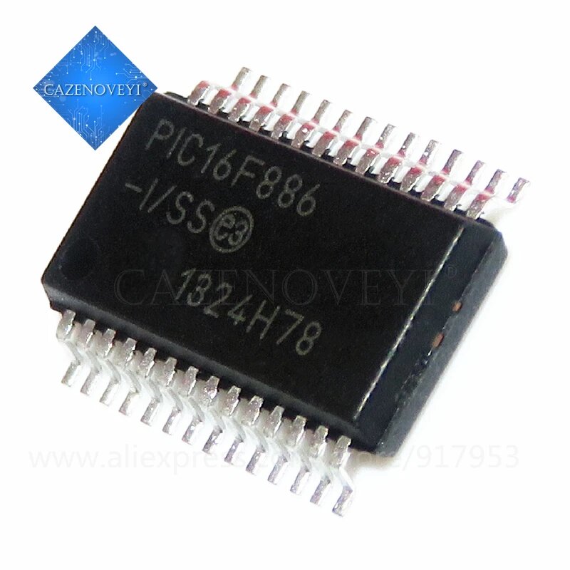Хороший продукт (2 шт.) PIC16F886-I/SS PIC16F886 16F886 новый оригинал Можно предоставить эталон изображения