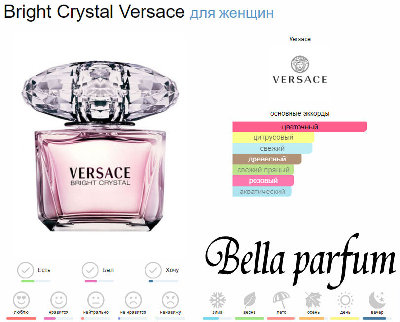 Туалетная вода Bright Crystal Versace это аромат для женщин, 5 ml — фото 1