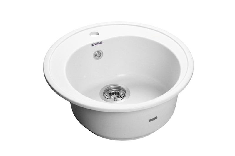 Кухонная мойка GranFest Rondo GF-R510 иней мрамор