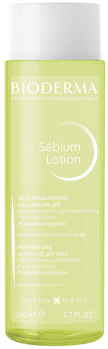 Лосьон Bioderma "Sébium", для жирной и комбинированной кожи, 200мл