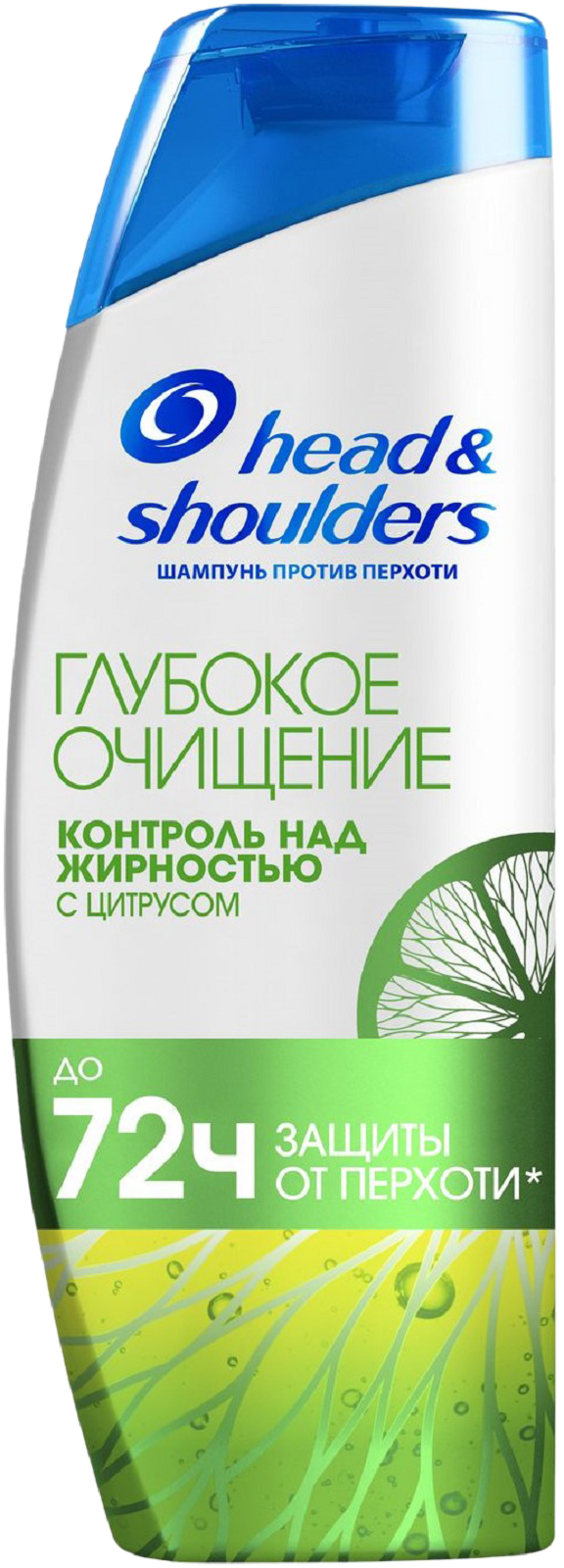 HEAD SHOULDERS Шампунь Глубокое очищение контр над жирностью300мл