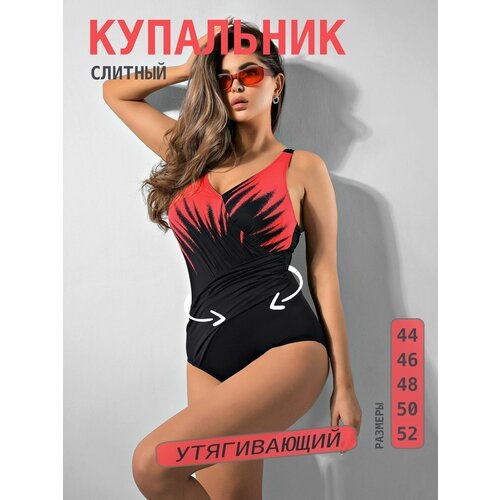 фото Купальник империя белья, размер 46, красный