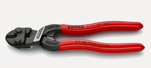 Изображение товара Болторез KNIPEX CoBolt S компактный, 160 мм, обливные ручки KN-7101160