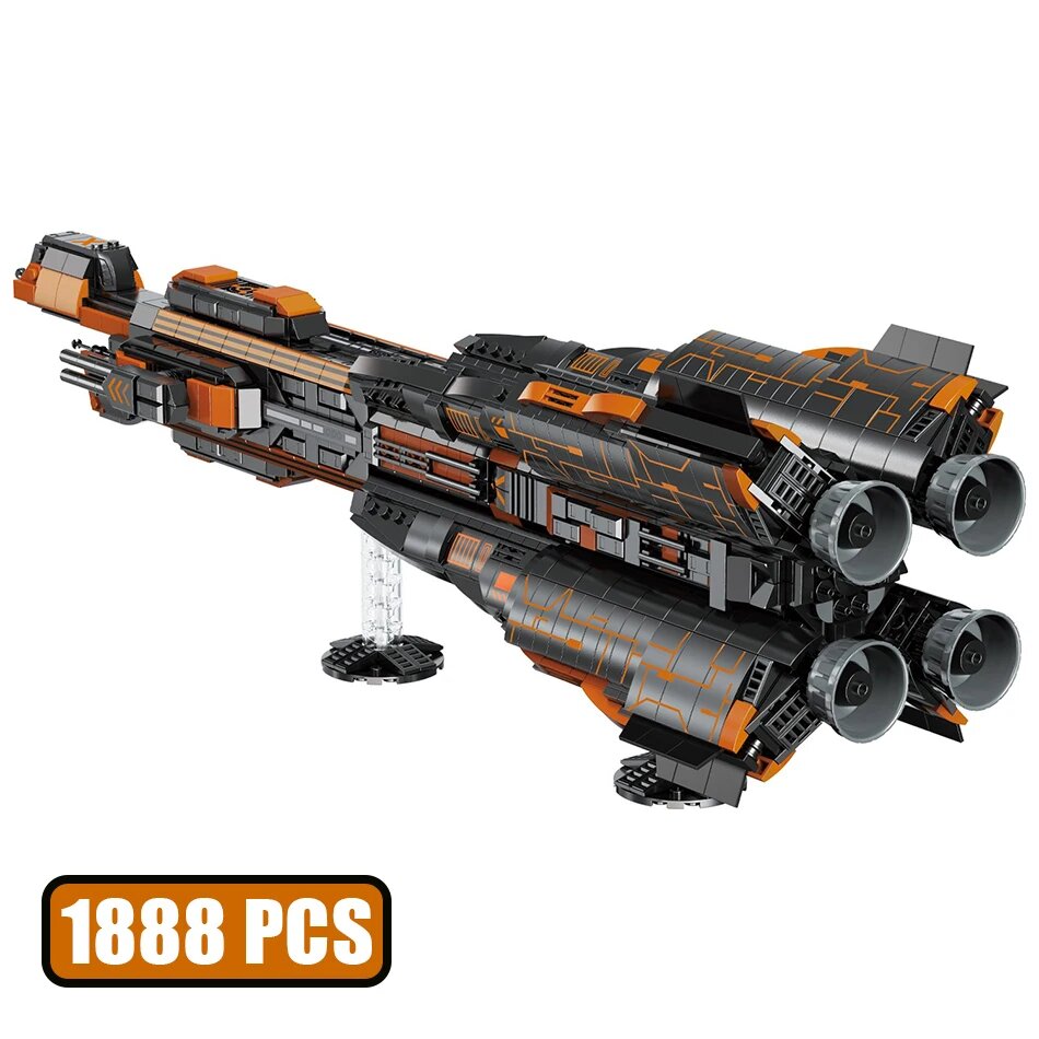 Строительные блоки JIMITU Donnager Class Heavy Cruiser 6+