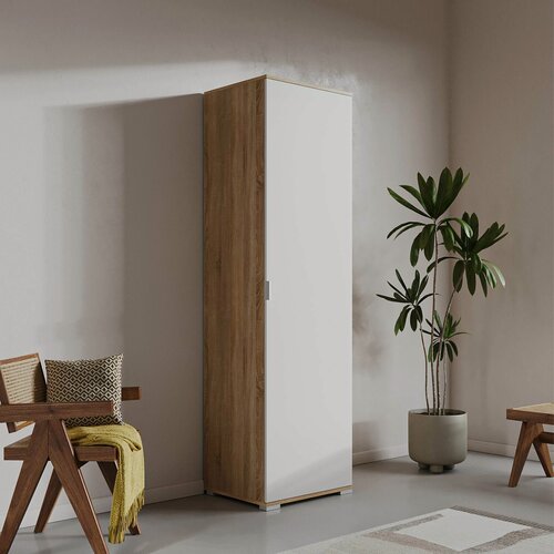 Изображение товара Распашной шкаф для одежды 50х60х190 Дуб Сонома/Белый, Соло 1.2