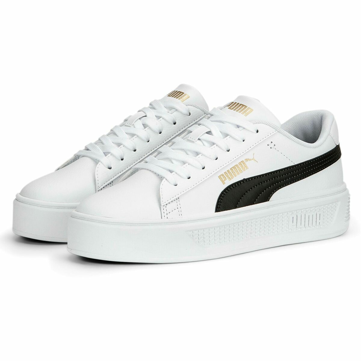 Кеды PUMA Smash Platform v3 Sneakers Women, размер 7 UK, белый