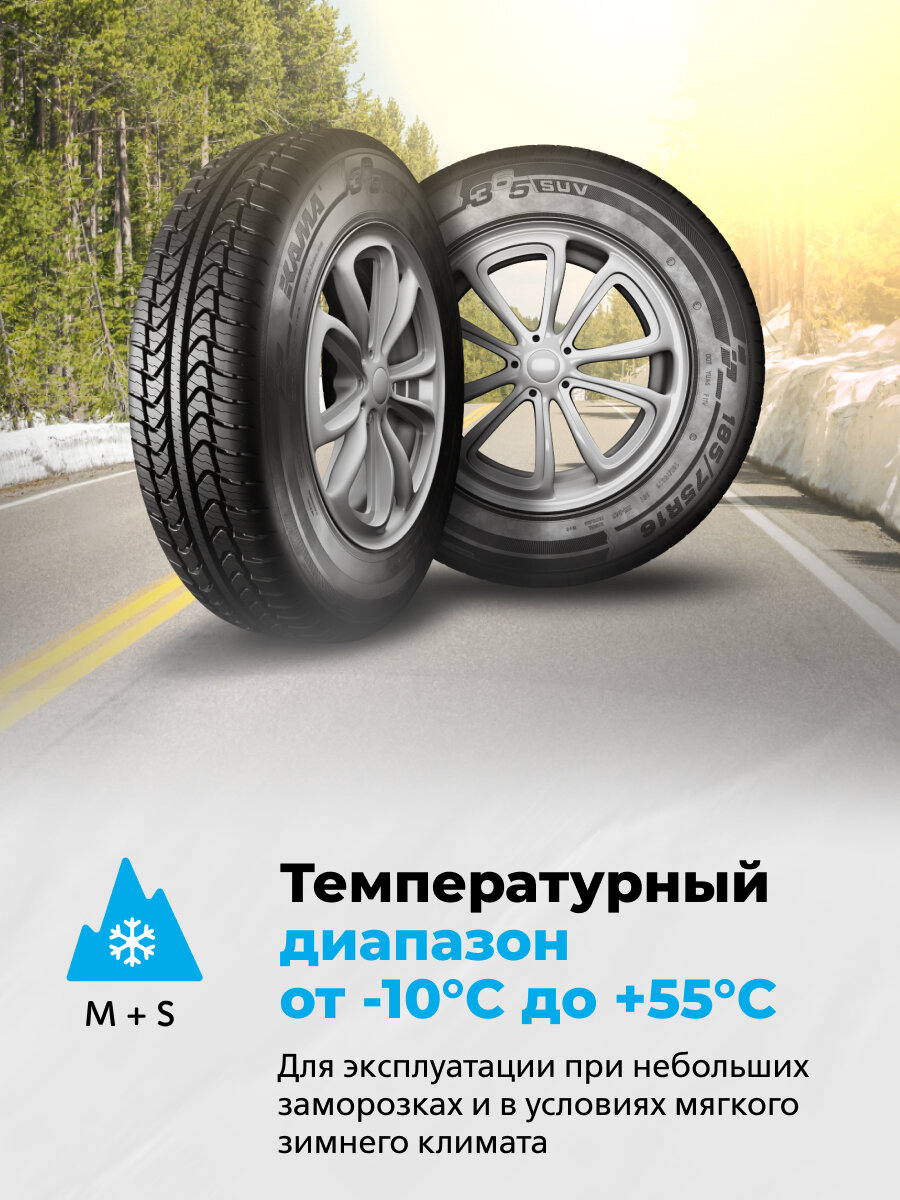 Автошина KAMA 365 SUV (НК-242) 205/70 R15 96 T 0 — фото 1