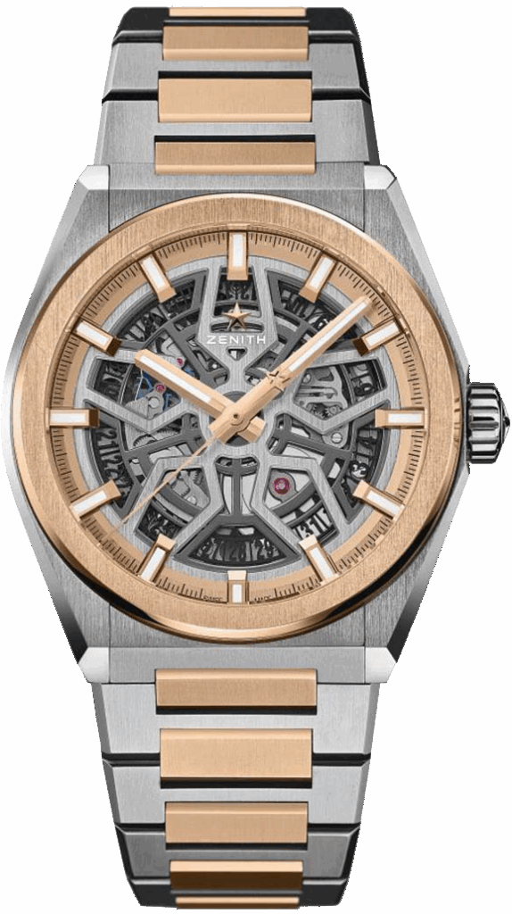 Наручные часы ZENITH, титан + золото, серебряный, золотой