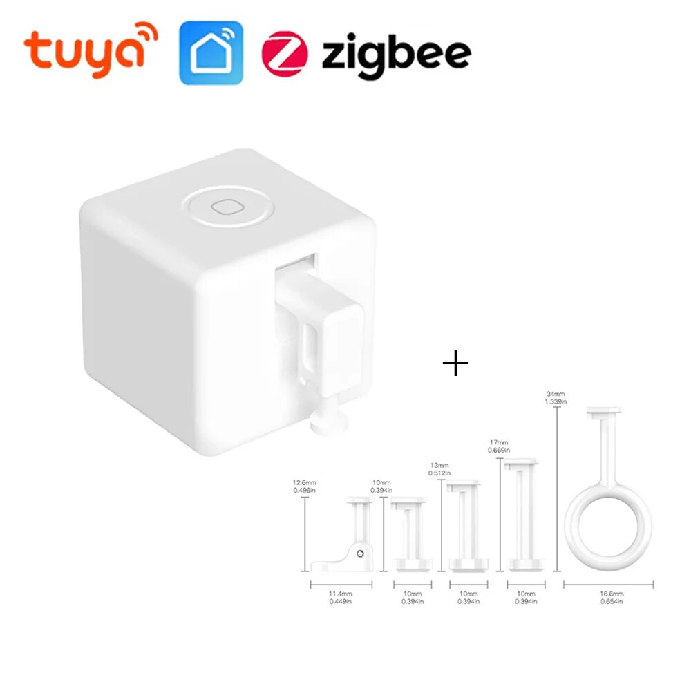 Tuya Zigbee Smart Fingerbot Plus кнопка переключения, With Tool kit