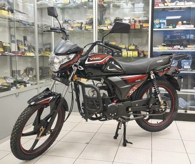 Мопед VMC RIVA 2 SX CM48Q 49cc (125) (BLACK) VENTO-RIVA2-SX-BK