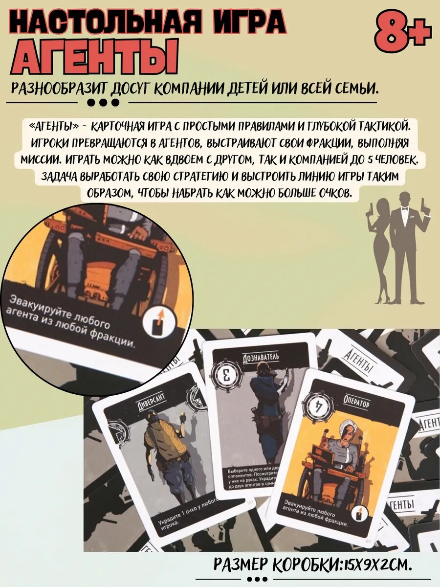 Игра настольная Агенты MAG01468 — фото 1