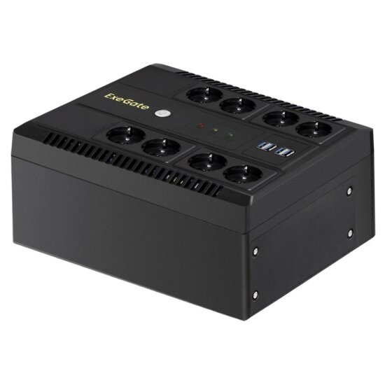 Источники бесперебойного питания Exegate NEO NNB-600. LED. AVR.8SH. CH 600VA/360W