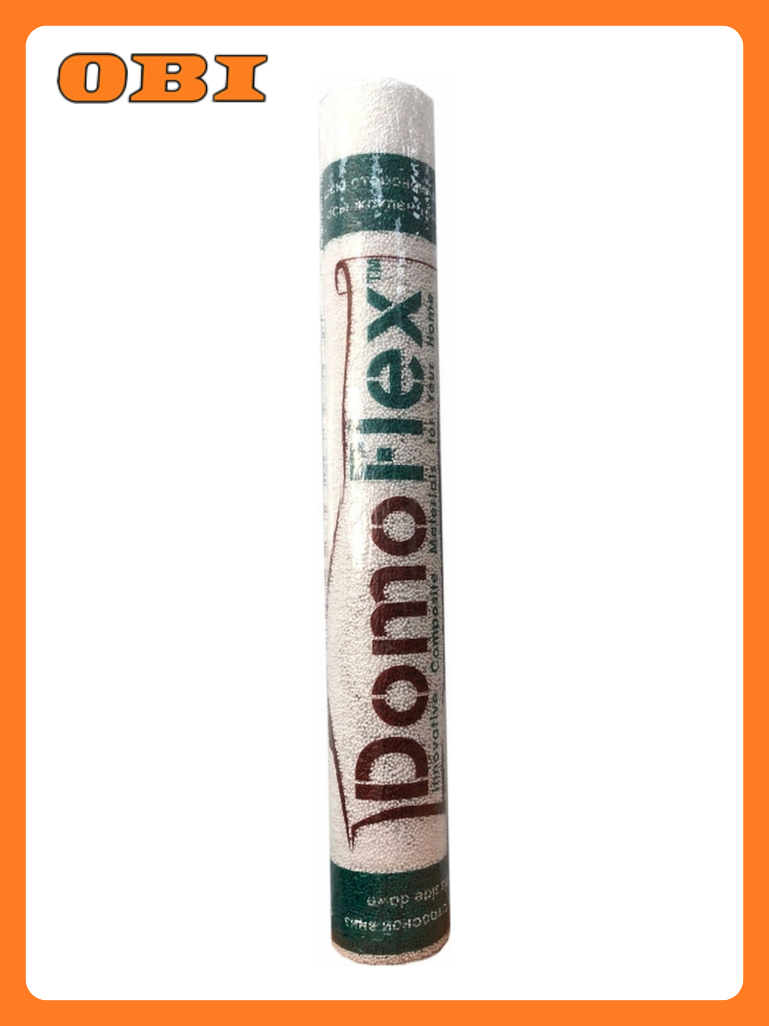 Подложка под напольные покрытия DomoFlex пенополистирол 3 мм рулонная 10 кв. м