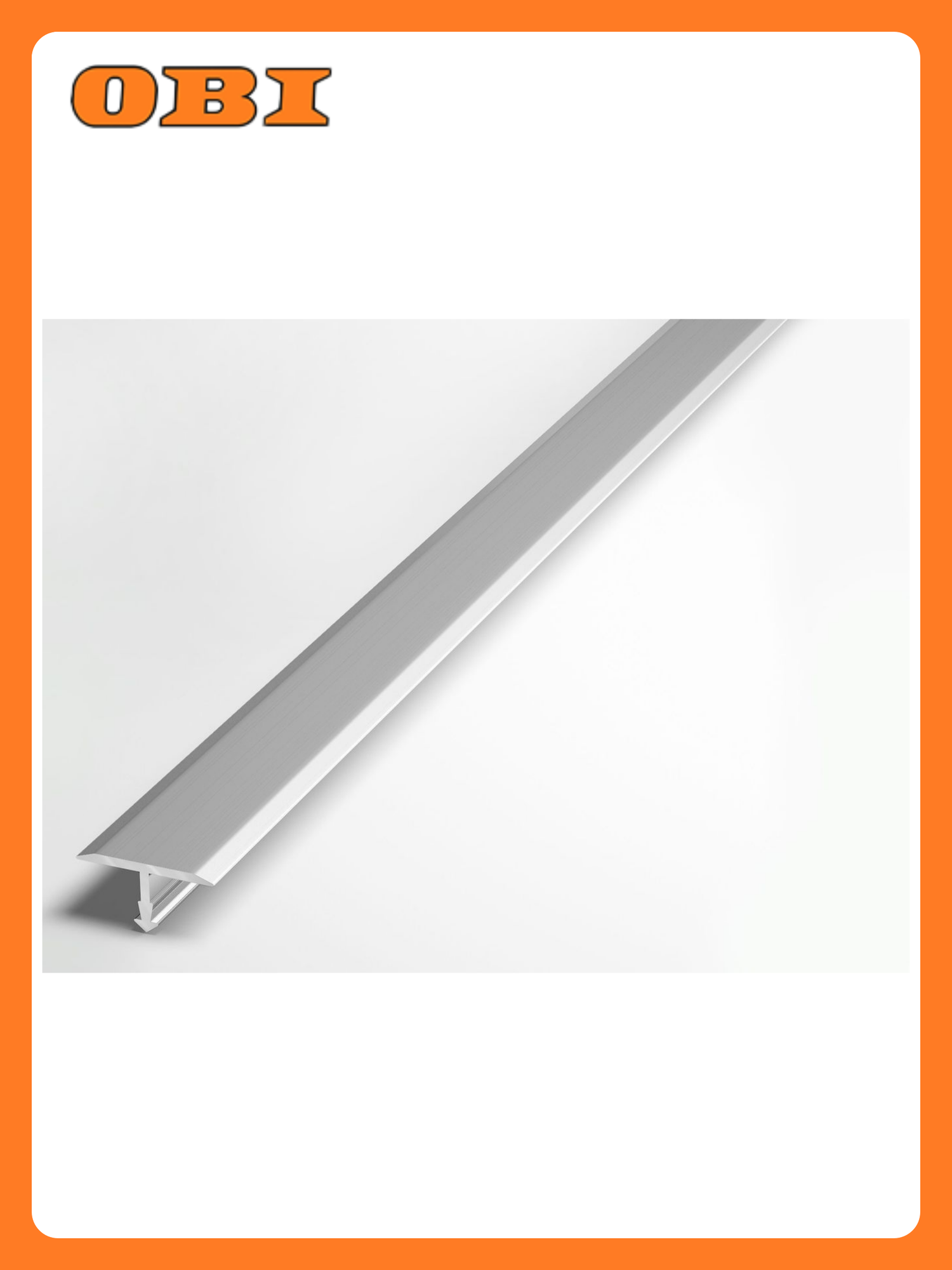 Профиль стыковочный Лука алюминиевый Т-образный 2700х20 мм серебристый