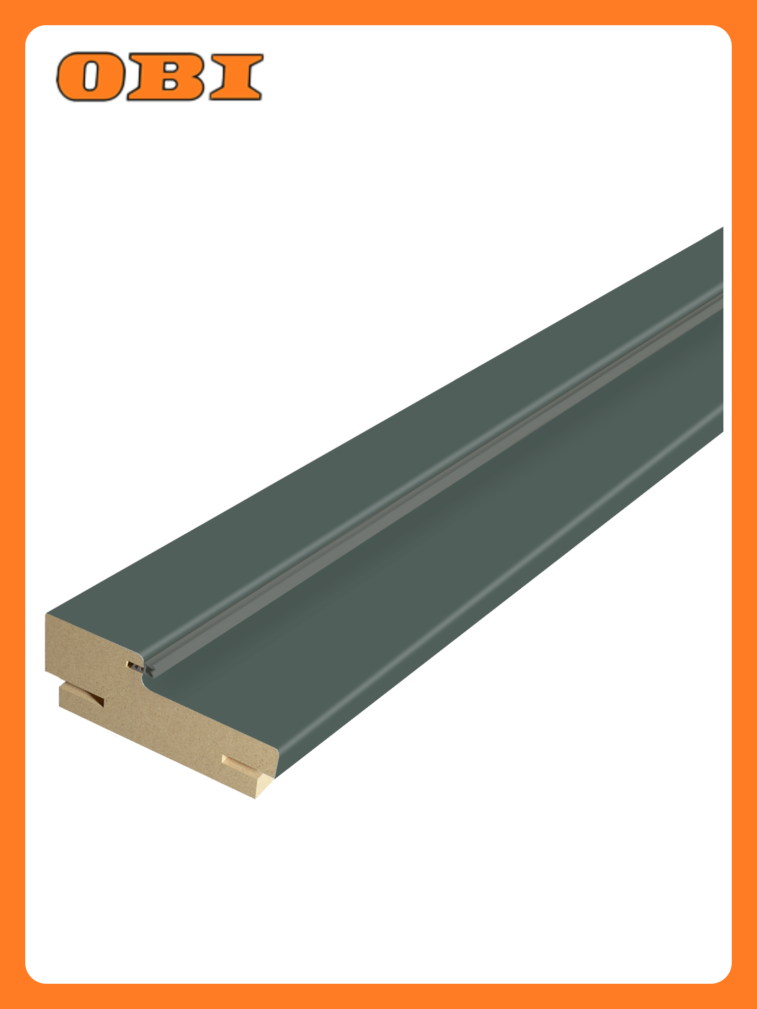 Коробка VELLDORIS Emalux телескопическая МДФ яшма 2100х74х30 мм