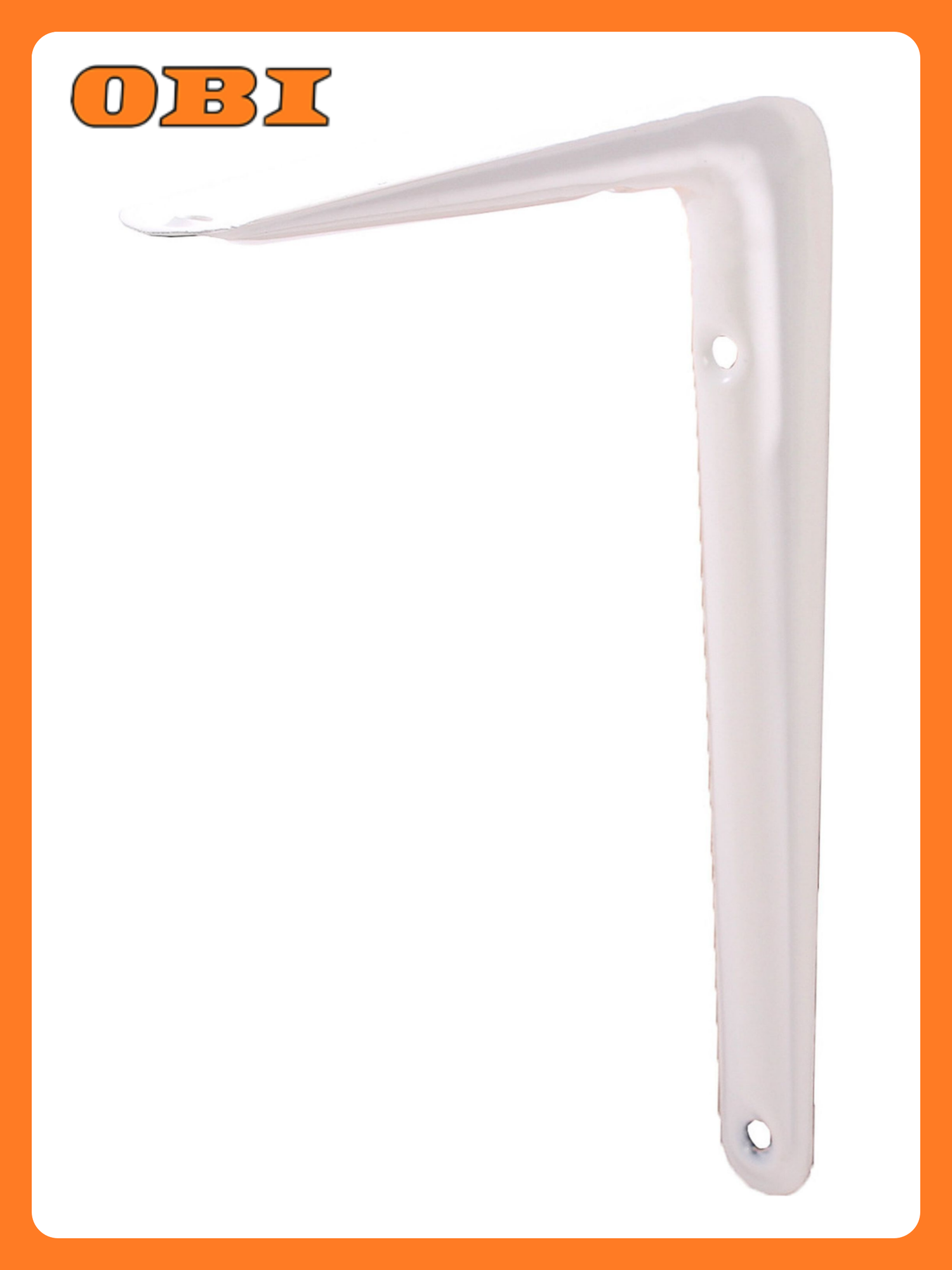 Кронштейн для полки Larvij Стандартный белый 200х150х30 мм