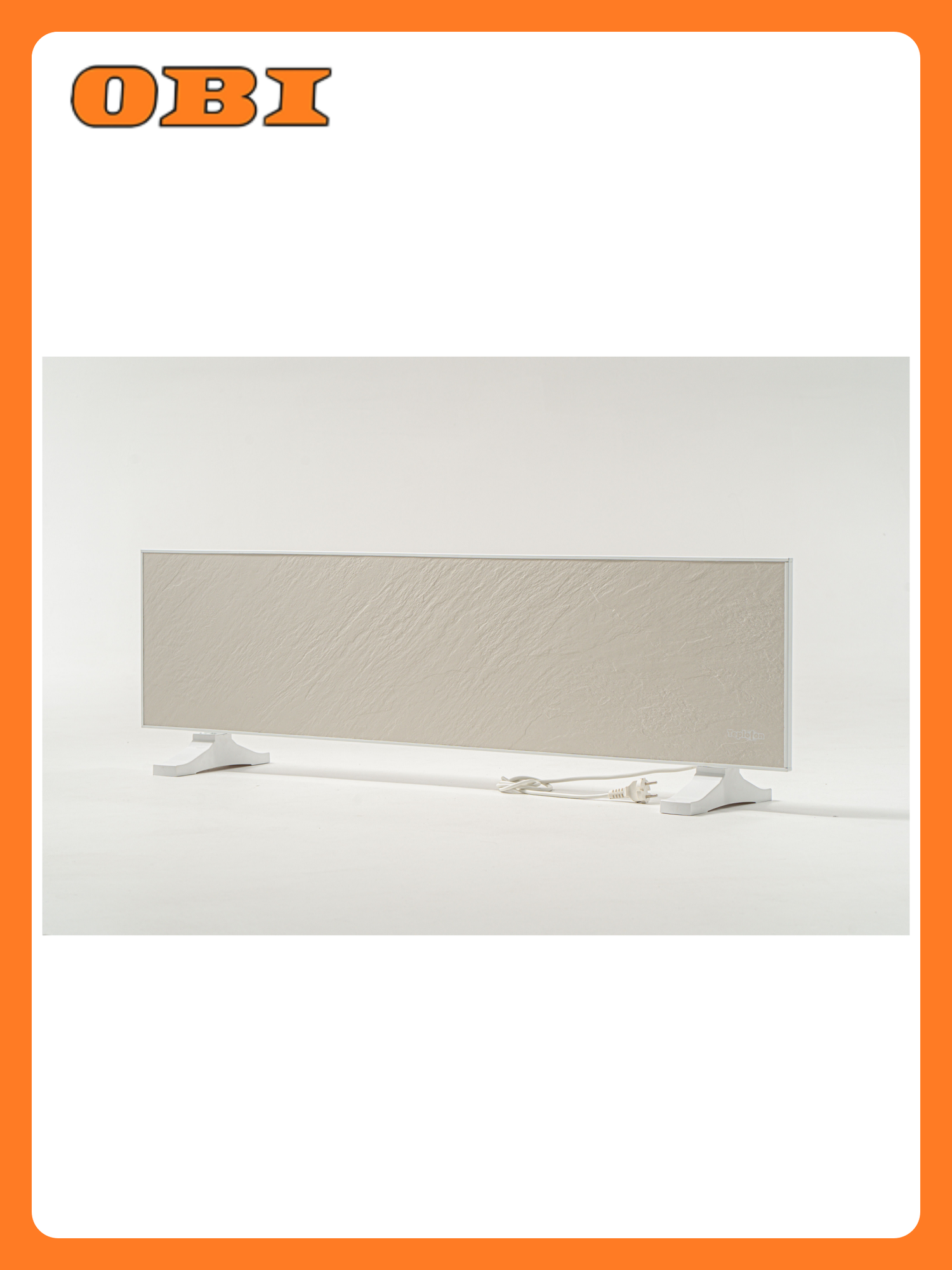 Электрообогр. Кварцевы Теплофон GRANIT ЭРГН0.45 кВт 1200х295мм Бел.