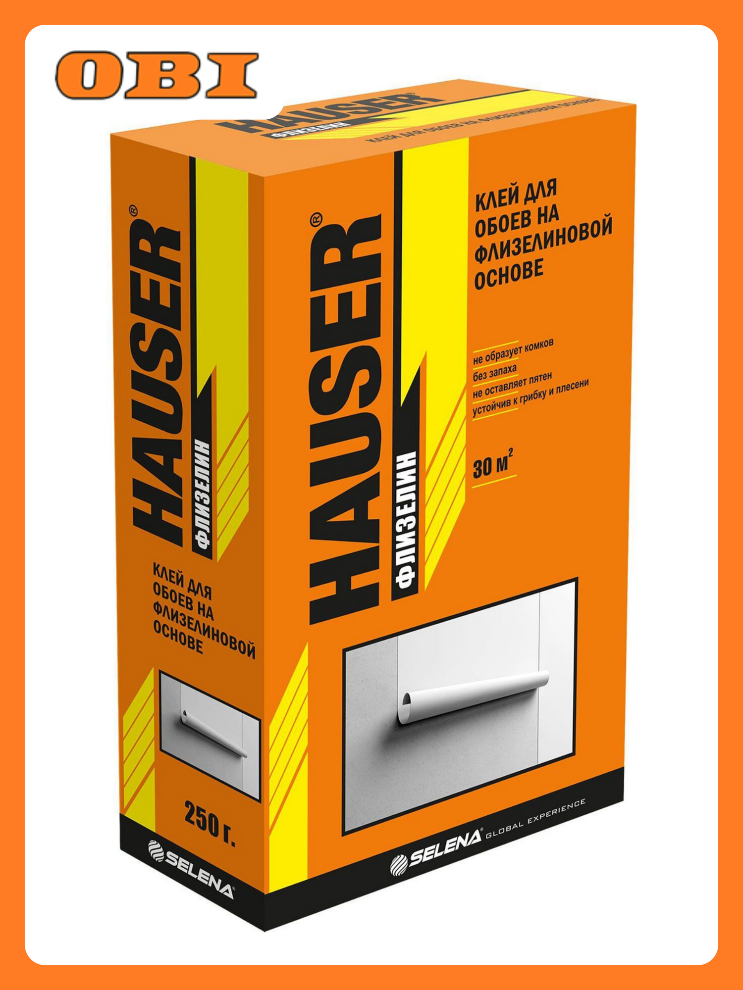 Клей HAUSER для флизелиновых обоев 250 г