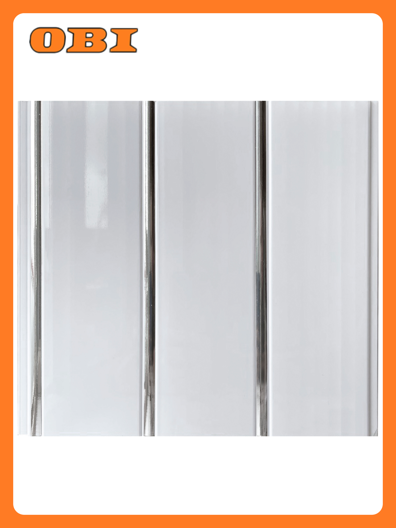 Панель ПВХ Stella Premium Silver Line лак 3-х секционные 3000х250х9