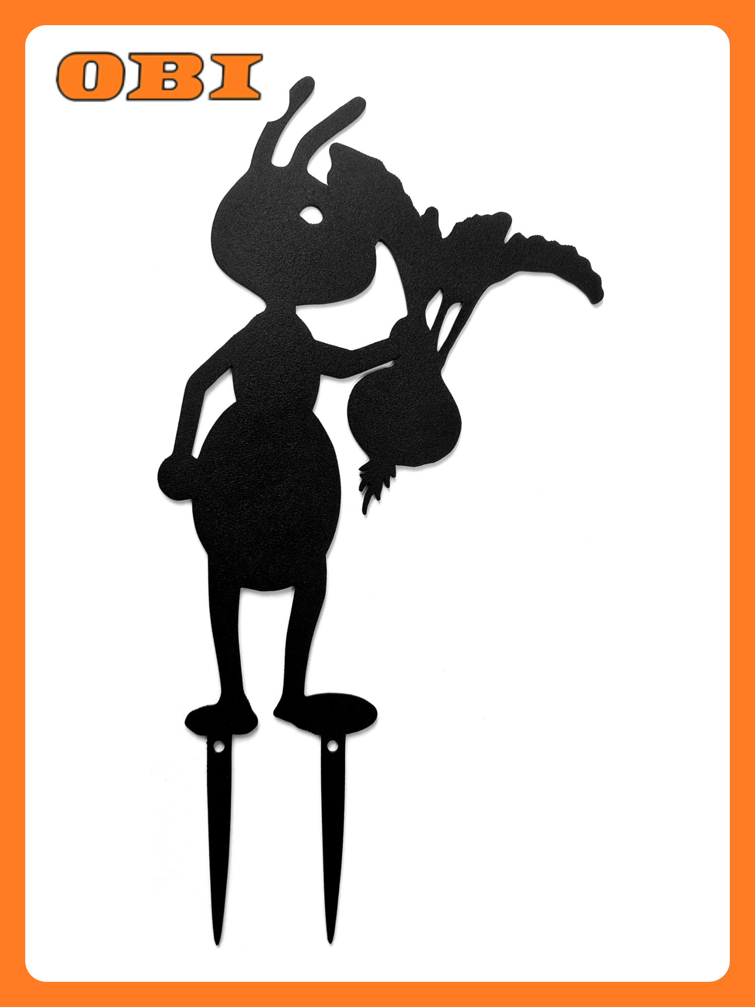 Фигурка садовая Крючковски  Муравей со свеклой  металлическая