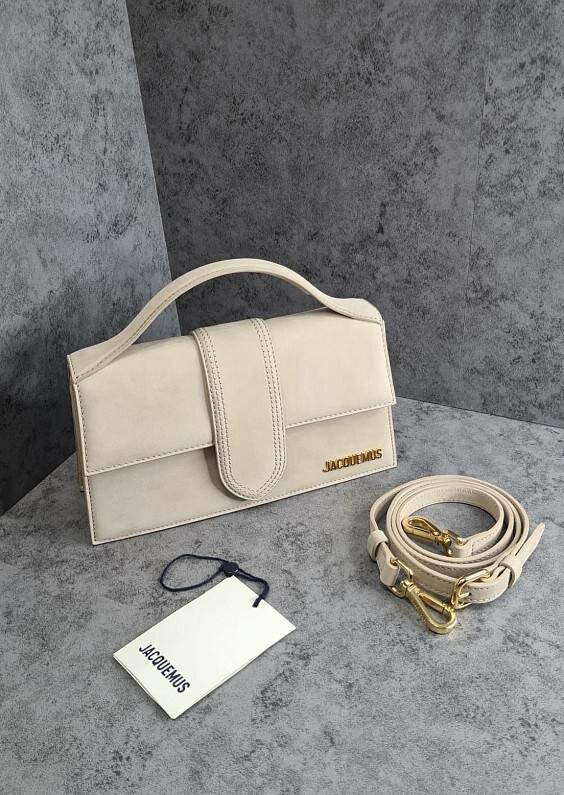 Сумка багет , бежевый — фото 1