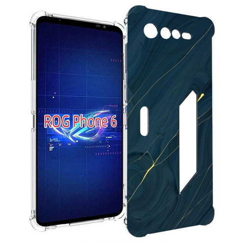 чехол mypads божество с золотыми элементами для asus rog phone 6 pro задняя панель накладка бампер Чехол MyPads дерево с золотыми трещинами для Asus ROG Phone 6 задняя-панель-накладка-бампер