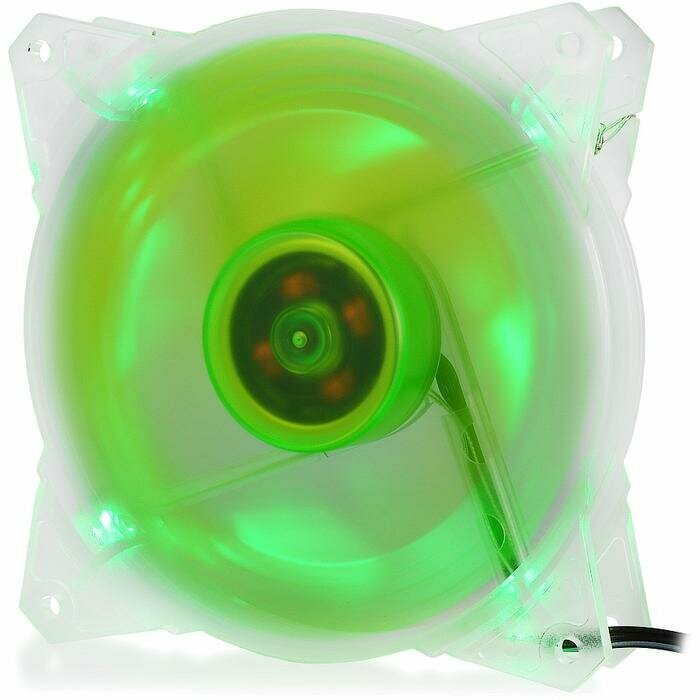 Вентилятор 120x120 Crown (CMCF-12025S-1212) Green Led 1650rpm