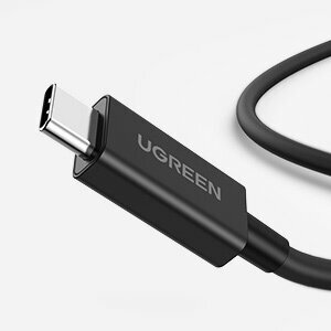 Кабель UGREEN US501 (30389) USB-C to USB-C Thunderbolt 4 Cable 40Gbps. Длина: 0,8 м. Цвет: черный