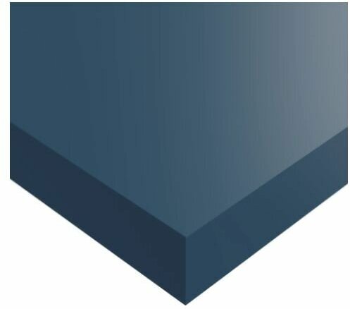 фото Полка мебельная Agata 80x23.5x3.8 см МДФ цвет синий