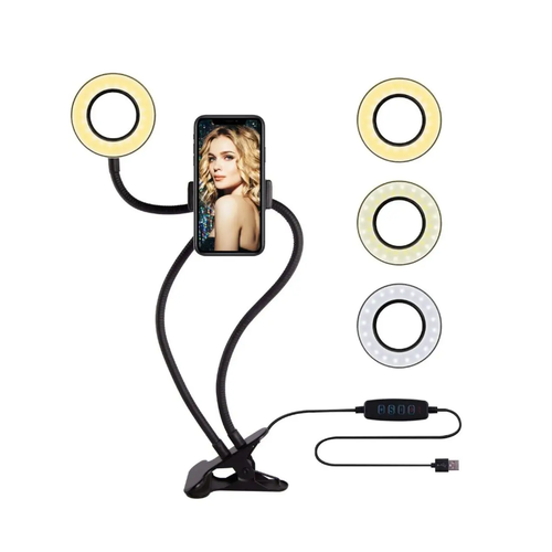 Настольная многофункциональная селфи лампа c 3 режимами подсветки 79900₽