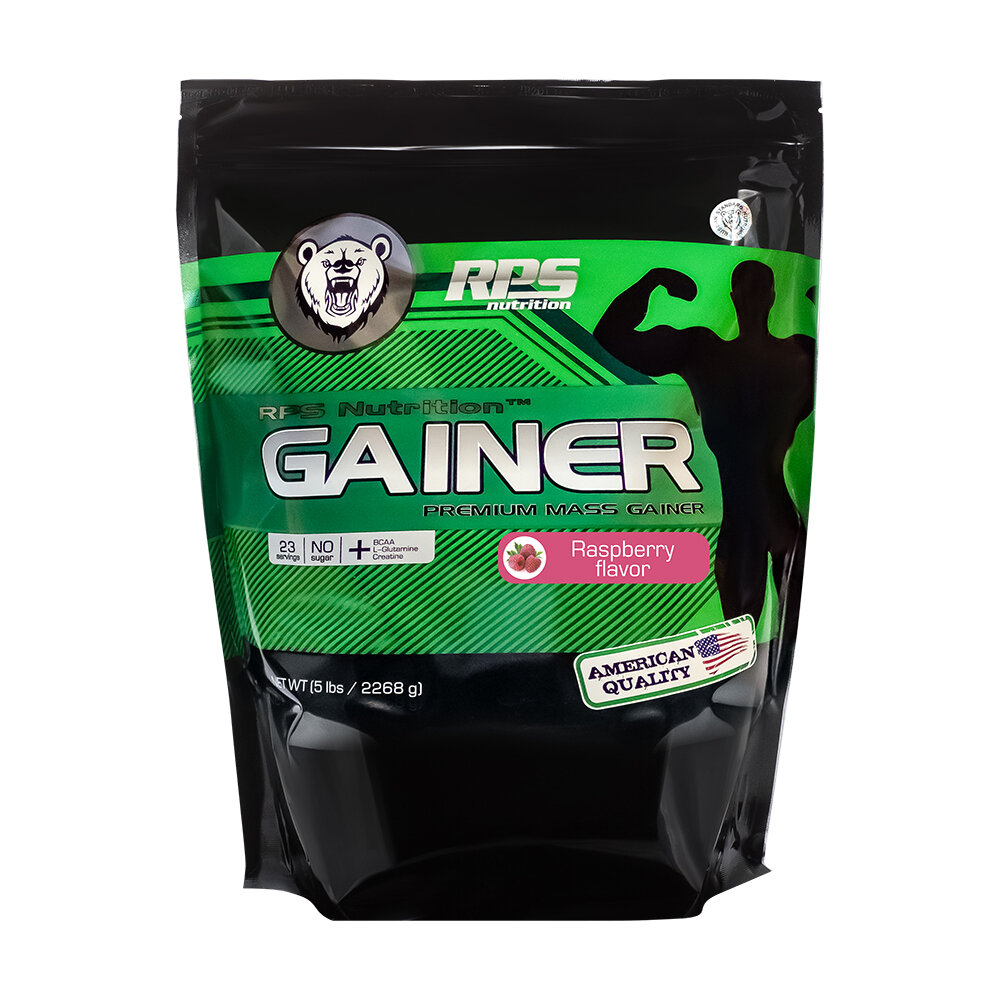 RPS Nutrition Premium Mass Gainer 2268 гр 5lb - пакет (RPS Nutrition) Малина