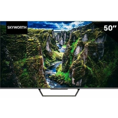 Телевизор SKYWORTH 50 черный 50SUE9500 телевизор 65 hisense 65e7hq черный 3840x2160 60 гц wi fi smart tv 4 х hdmi 2 х usb rj 45 bluetooth