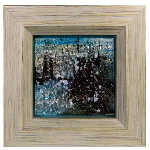 Картина стеклянная Мегаполис 32х32см