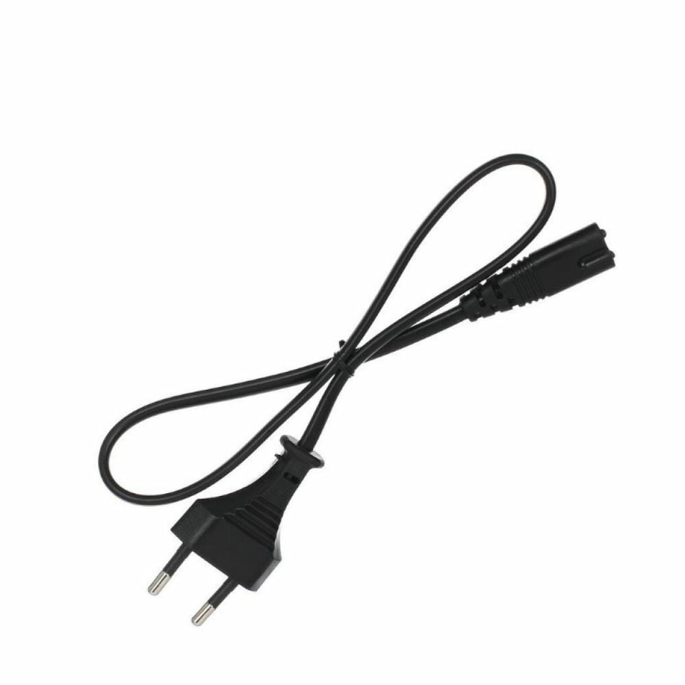 Кабель для аудио-видео техники IEC-320-C7--розетка 220V, 2-pin, TELECOM ,0.5м , черный - фото №9