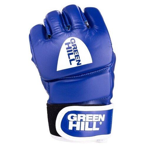 фото Mmr-0027 перчатки mma cage синие - green hill - синий - xl