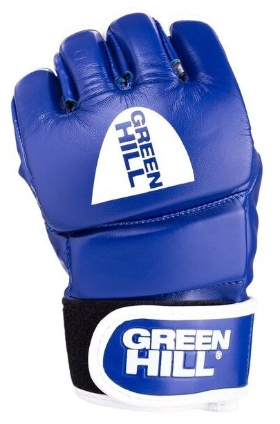 MMR-0027 Перчатки MMA CAGE синие - Green Hill - Синий - XL