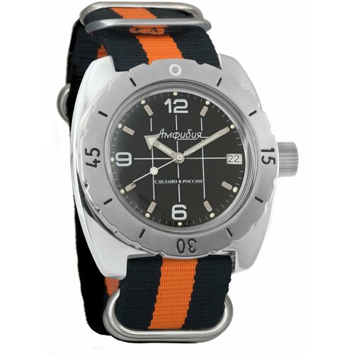 фото Наручные часы восток мужские наручные часы восток амфибия 150375, оранжевый