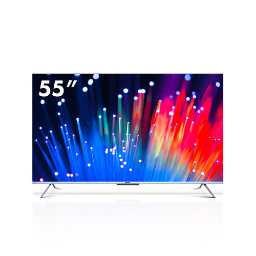 55 Телевизор Haier 55 Smart TV S3 RU, серый tv 58 skyworth 58g2a 4k smart android clear led tv android 8 0 uhd dolby dvb dvb t dvb t2 digital