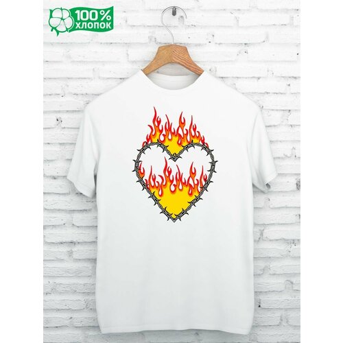 фото Футболка, размер 46/48, белый giston