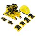 Набор ролики раздвижные + защита, размер 34-37, колёса PVC 64 мм, пластиковая рама ONLITOP 4605236 .