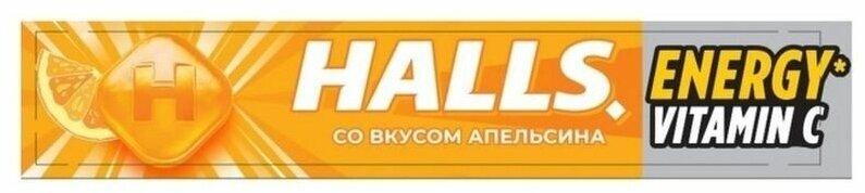 Леденцы HALLS Апельсин 12 шт по 25 гр - фотография № 2