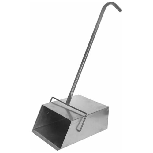 Уличный совок - ловушка 32х24х12 см для мусора с металлическим съемным черенком 60см