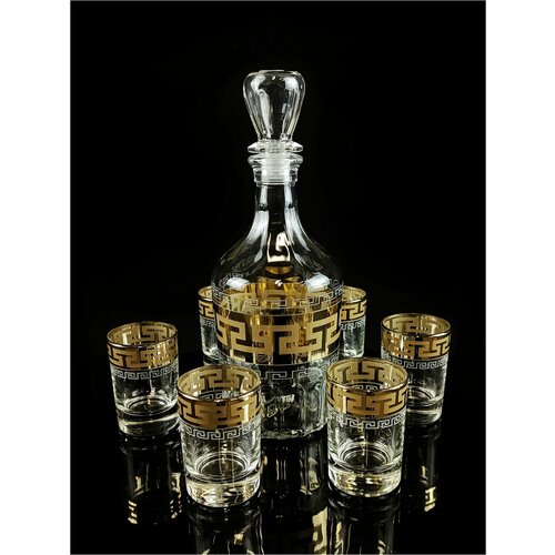 Подарочный набор посуды с алмазной гравировкой PROMSIZ Греческий 7 предметов 1135₽