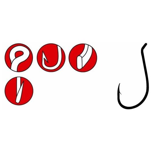 фото Крючок gamakatsu hook ls-5314f (black) №08