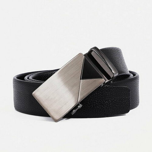 фото Ремень сима-ленд, размер 120, черный сима-лэнд