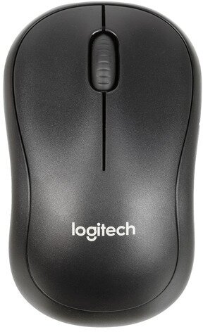 Мышь Logitech B220, оптическая, беспроводная, USB, черный [910-004881]